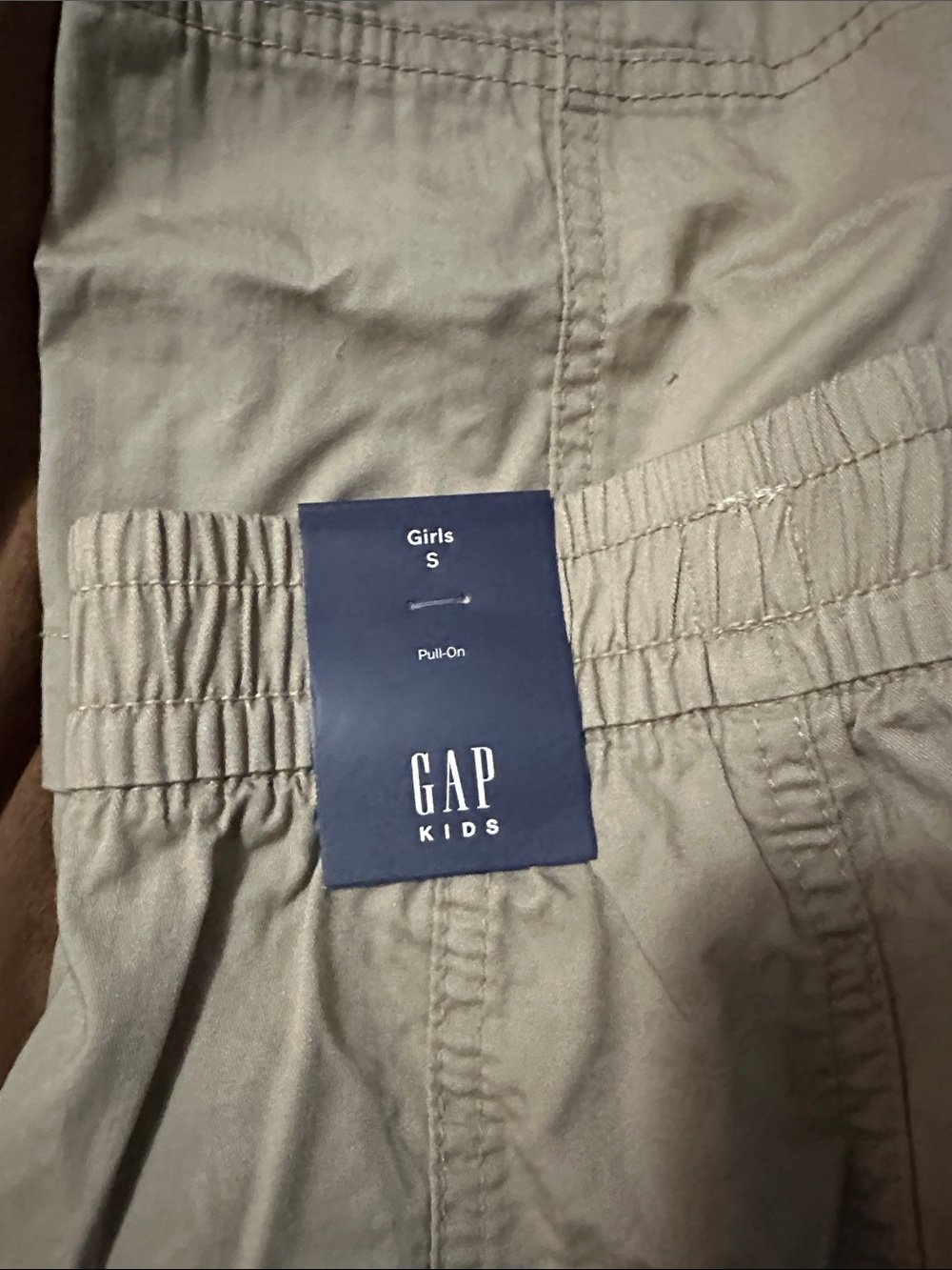 GAP Kids Pull-On Pants — Light Khaki